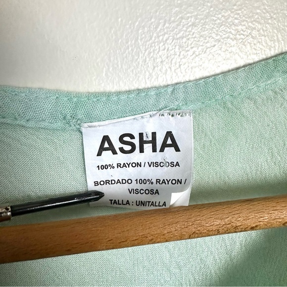 100% Rayon Colorful Embroidered Beachy Tank Top - Picture 5 of 5